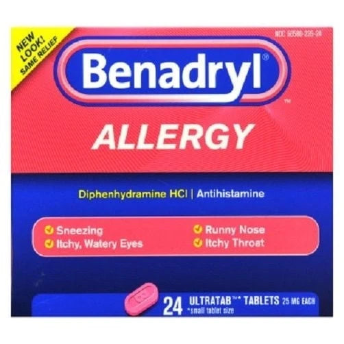 Antihistamine Cold & Allergy Relief Tablets, 24 Ct T8538