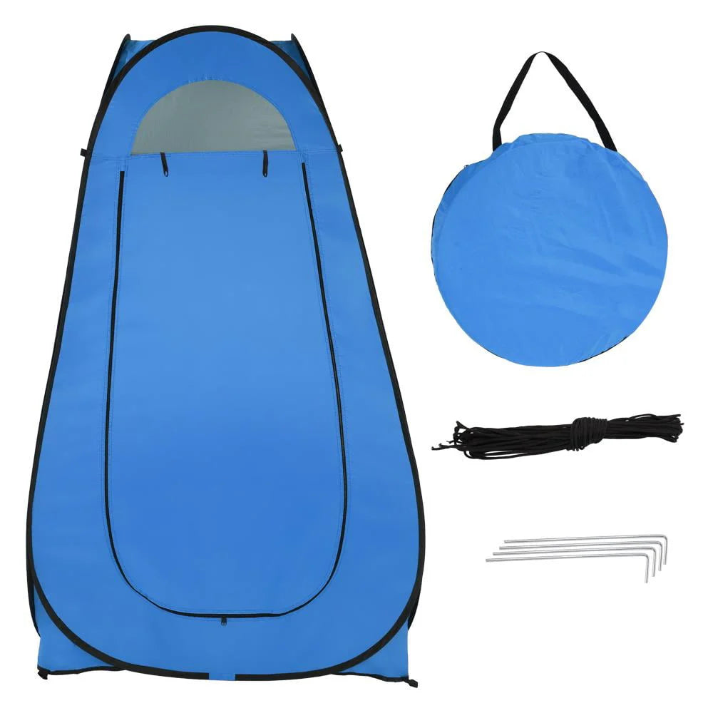 Pop up Dressing Tent Portable Outdoor Privacy Shower Blue V294800