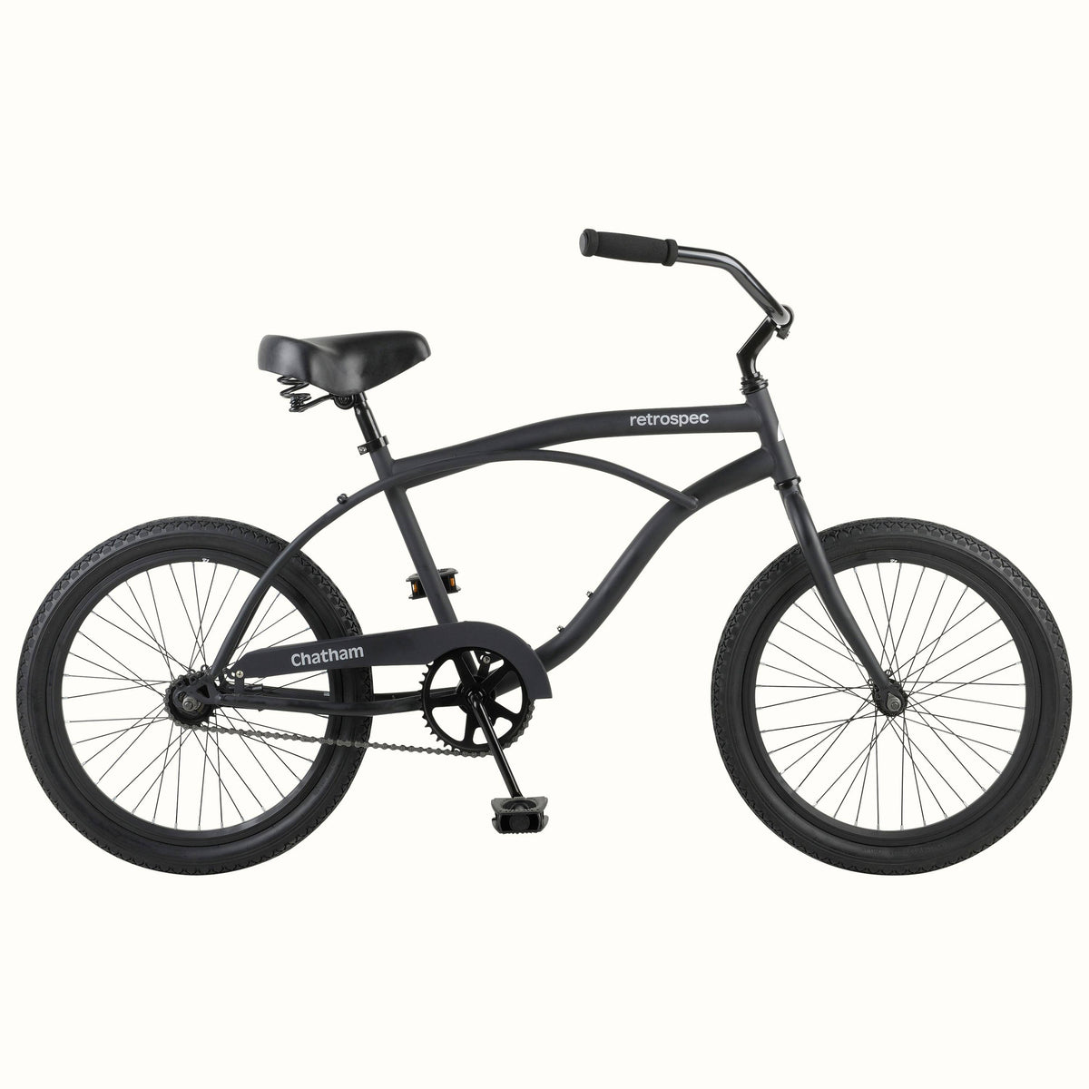 Kids Beach Cruiser Bike Matte Black W99906