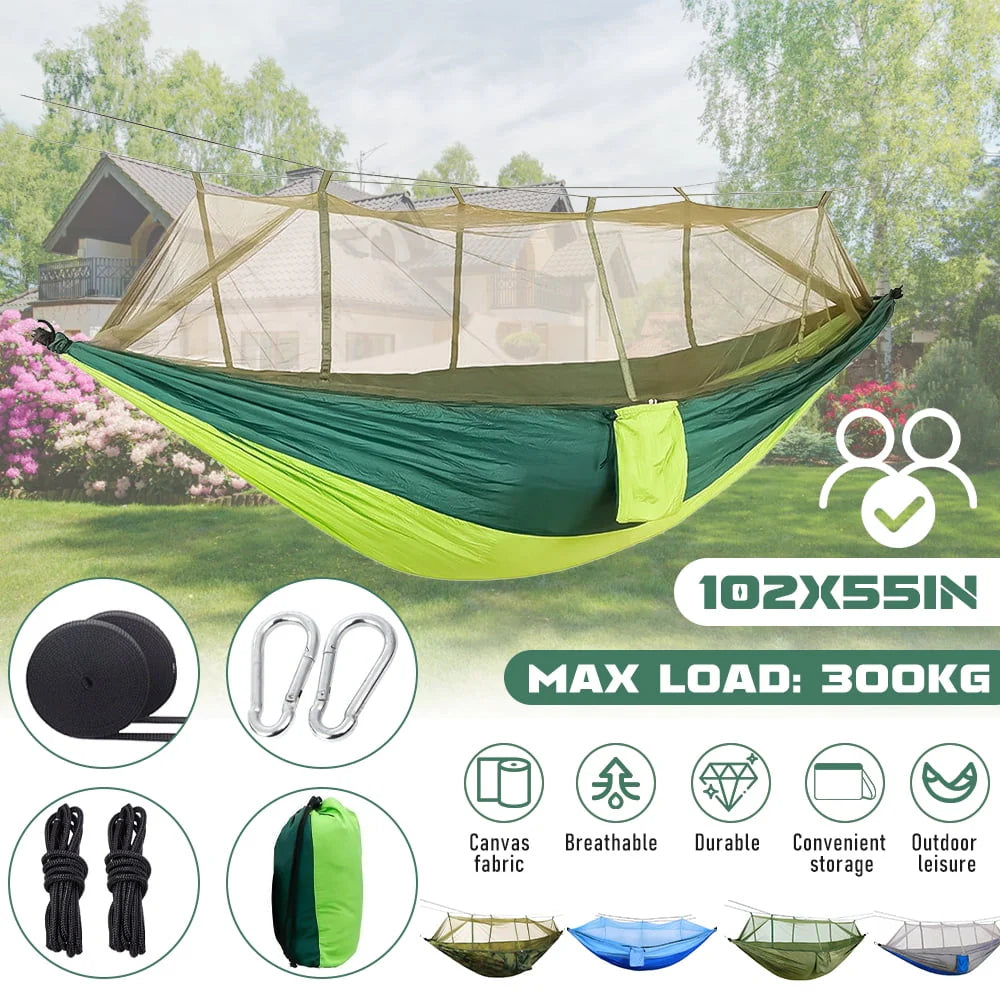 Camping Hammock with Mosquito Net 210T Nylon A17269