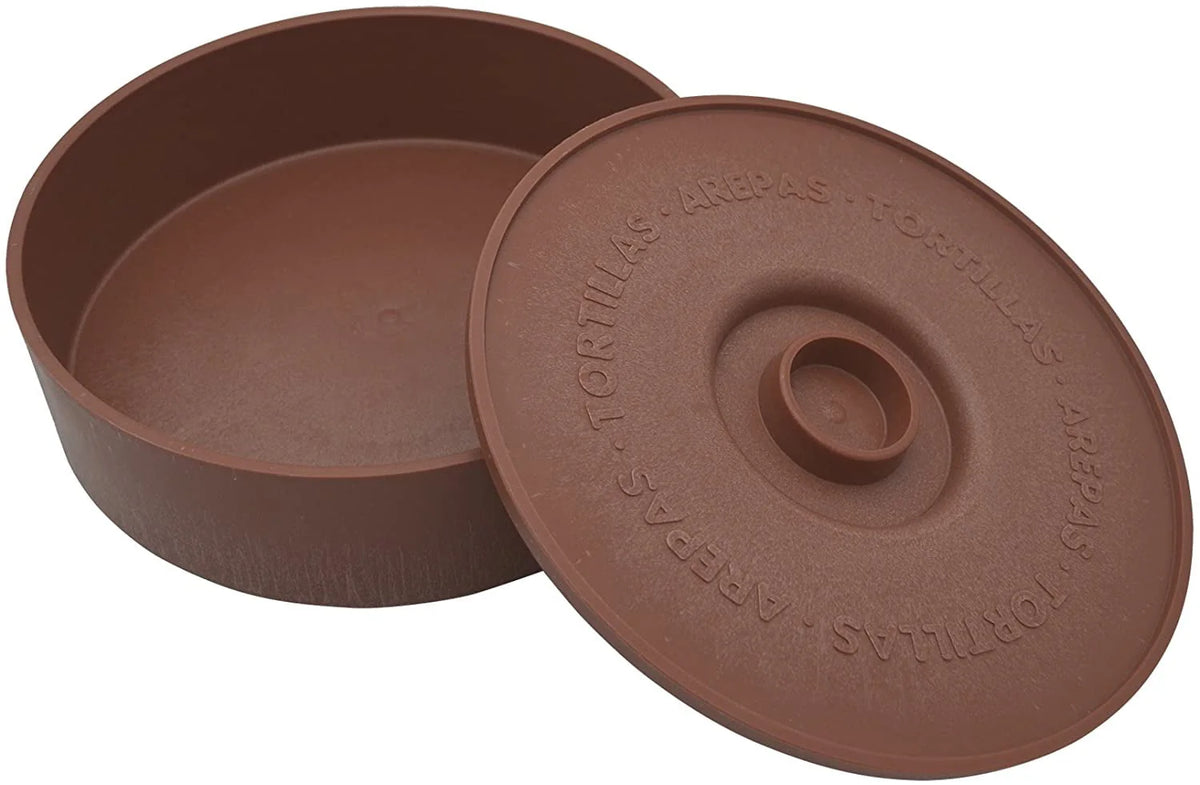 8 Traditional Brown Terracotta Microwave Safe Tortilla Warmer U756