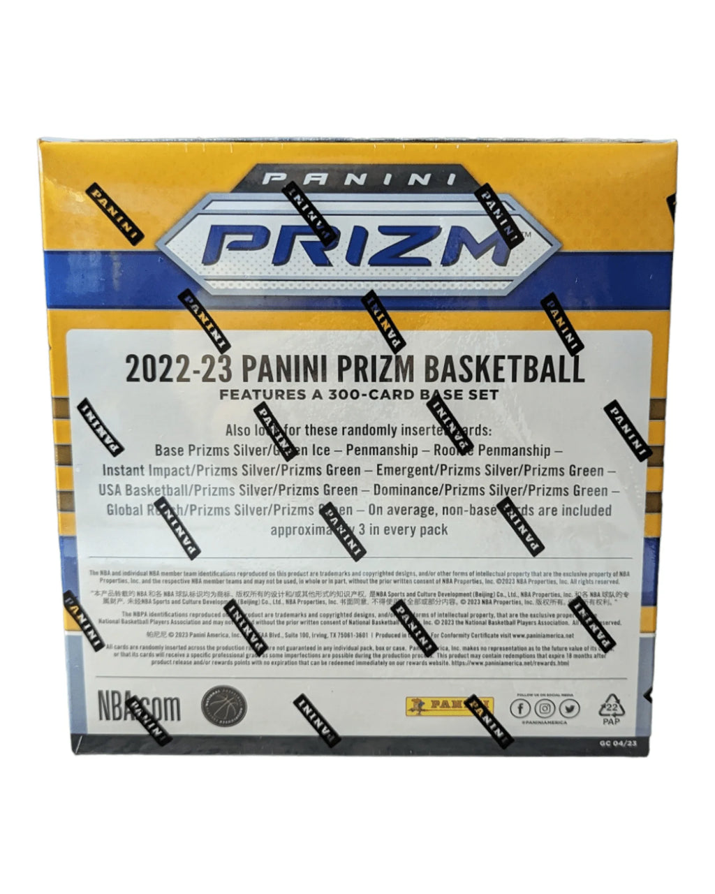 Panini Prizm Basketball Mega Box Y778