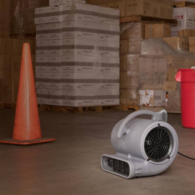 1/2 HP Stackable Air Mover Floor Blower Fan in Grey C583403