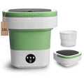 Portable 15L Foldable Mini Washing Machine with Spin Basket S948257