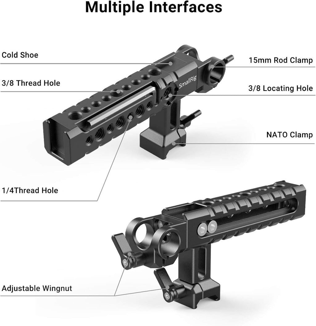 NATO Top Handle with 15mm Rod Clamp C64521