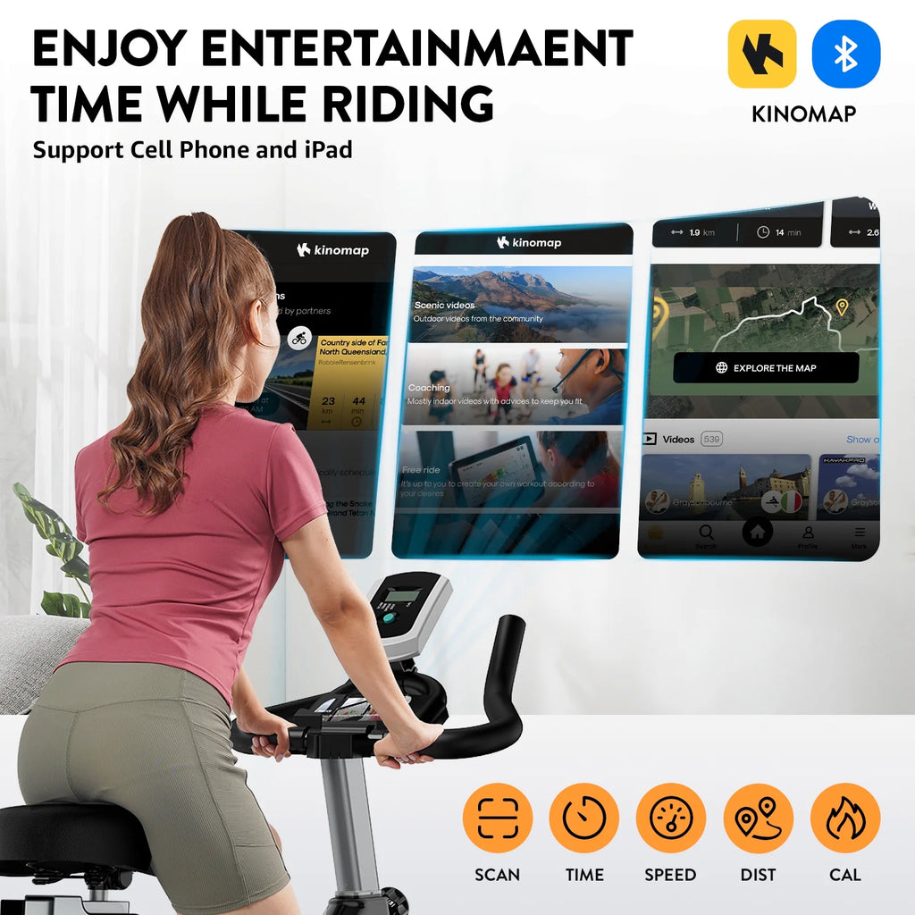 Indoor Cycling Exercise Bike 35 Lbs Flywheel N687