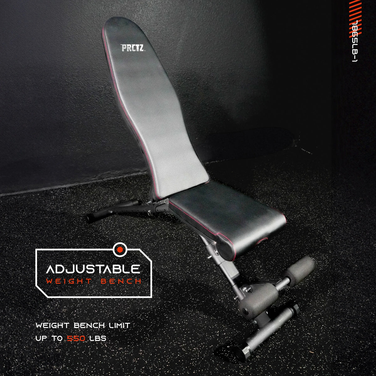 Two-Piece Olympic Weight Bench with Squat Rack R341