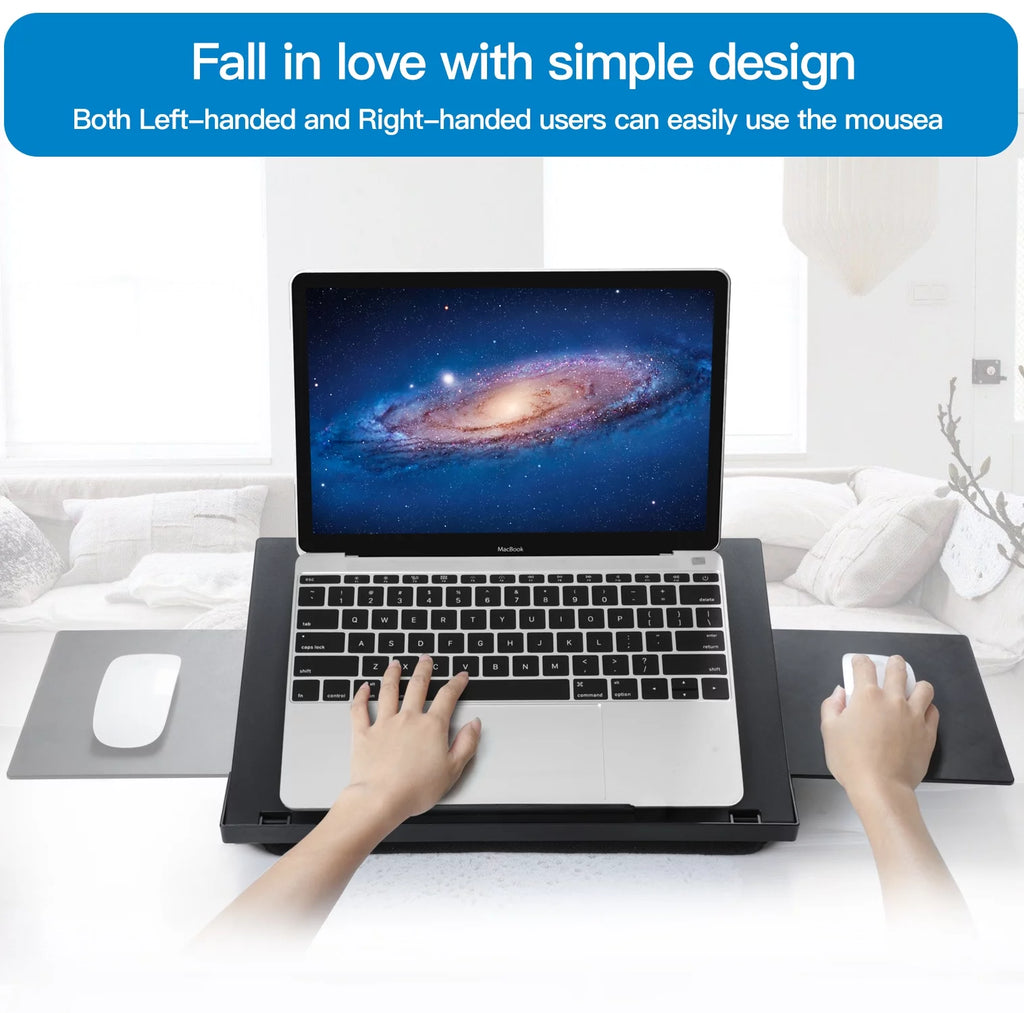 Portable Laptop Lap Desk with Detachable Mouse Pad Tray A9569