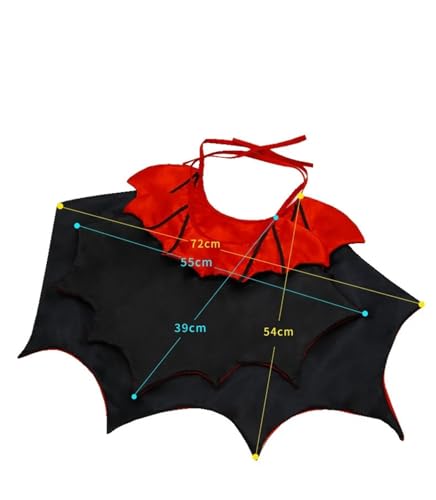 4-Piece Halloween Pet Cosplay Vampire Cloak U721