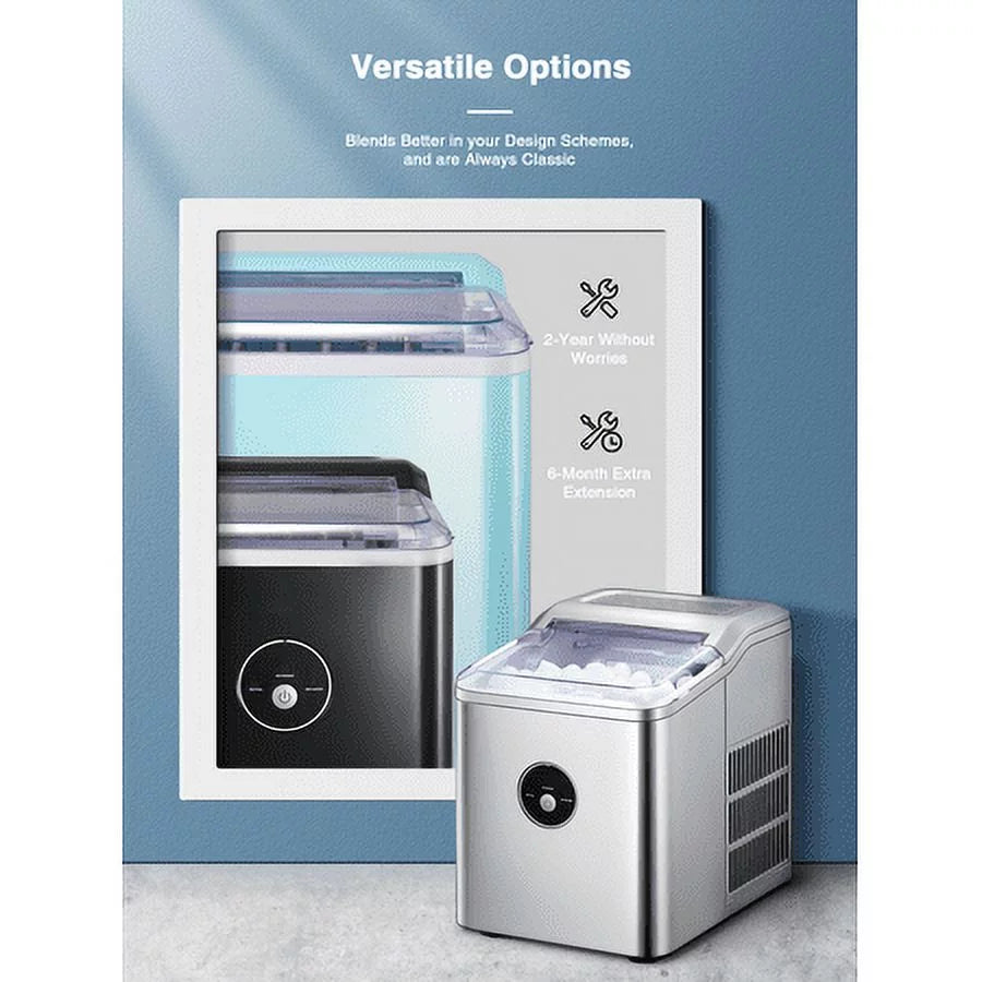Countertop Ice Maker 28 lbs 2L with Scoop and Basket D79041