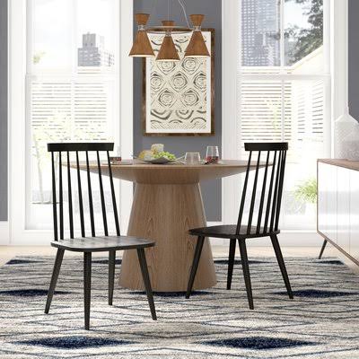 Black Solid Wood Dining Chair S6682
