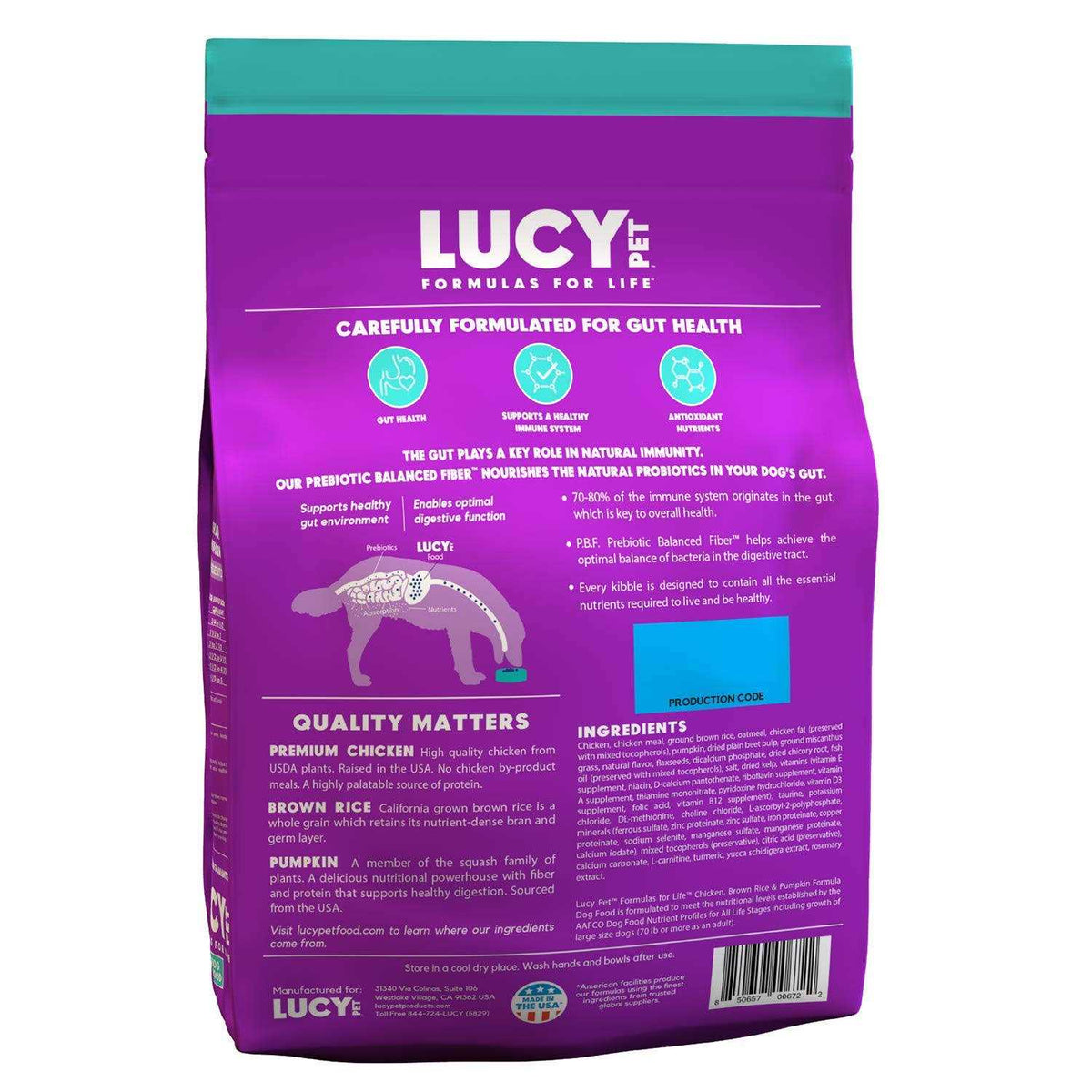 Chicken Brown Rice & Pumpkin Dry Dog Food R62780