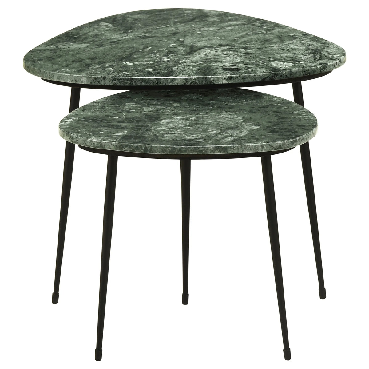 Metal Marble Top Nesting Table I18491
