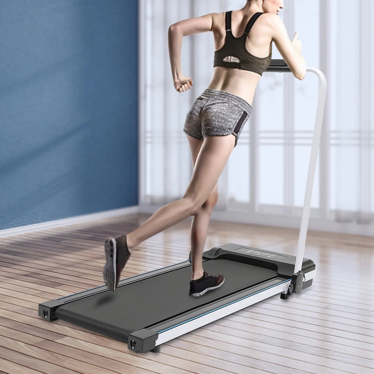 2 in1 Folding Electric Treadmill A4742