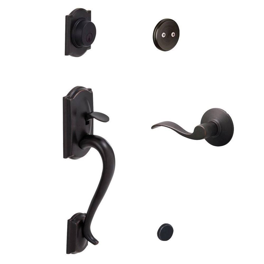 Aged Bronze Dummy Door Handleset T9280