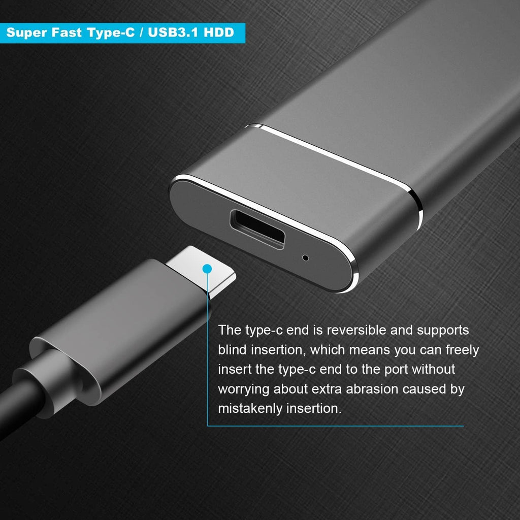Black 2TB Portable External SSD C425