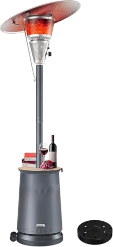 50,000 BTU Propane Patio Heater with Wheels U358