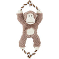 Monkey Plush Rope Squeaky Dog Toy B310630