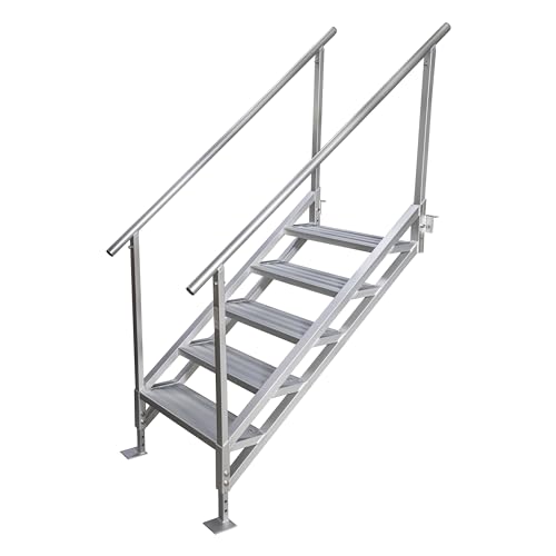 5-Step Dock Stairs with Railing G5542