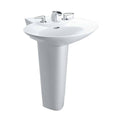Cotton Single Hole Pedestal Lavatory L1228