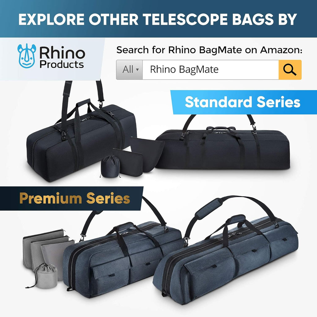 Shock-Absorbent Telescope Carrying Case with Adjustable Shoulder Strap O270103