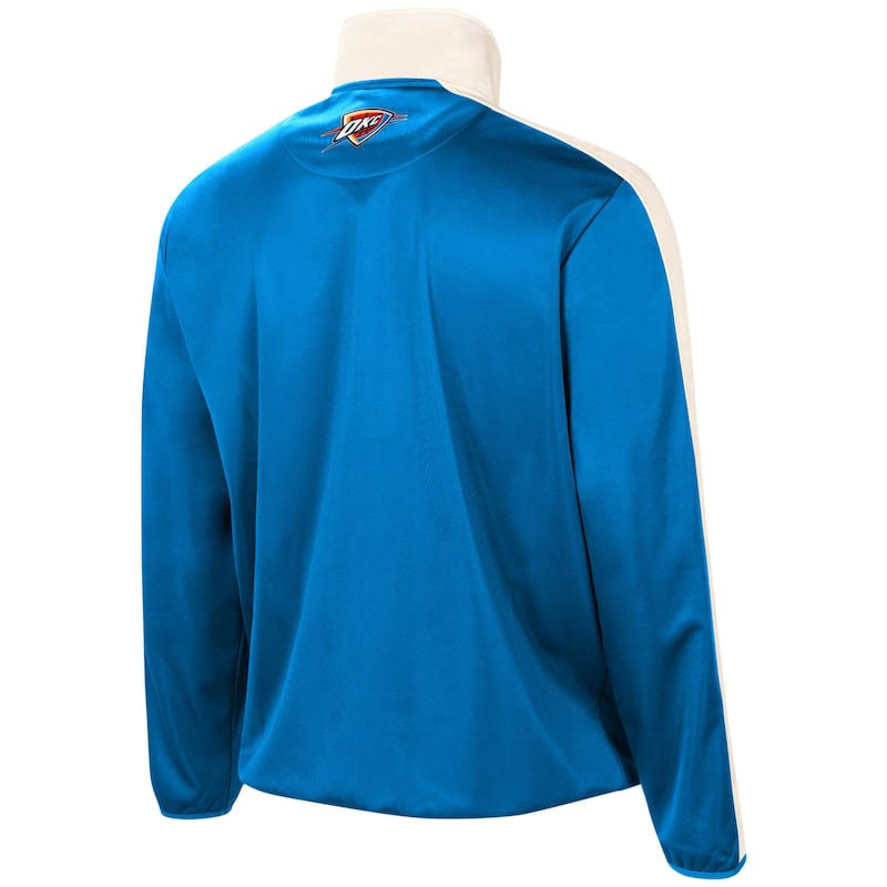 Blue White Full-Zip Track Jacket T64142
