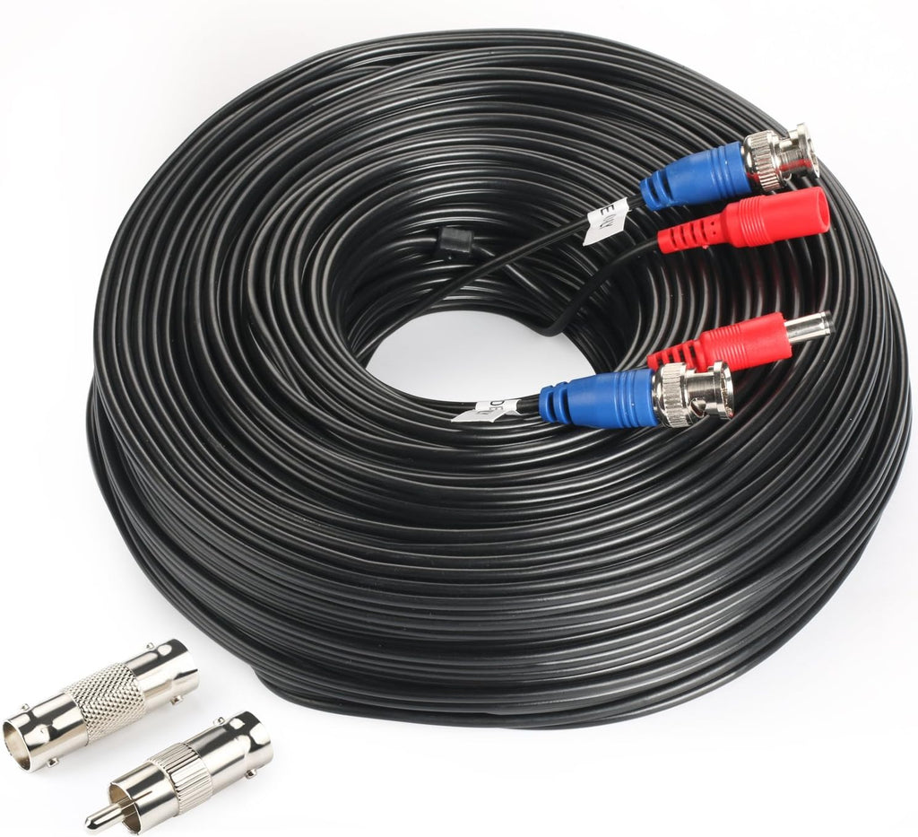 200Feet BNC Video Power Cable with Connectors C1461