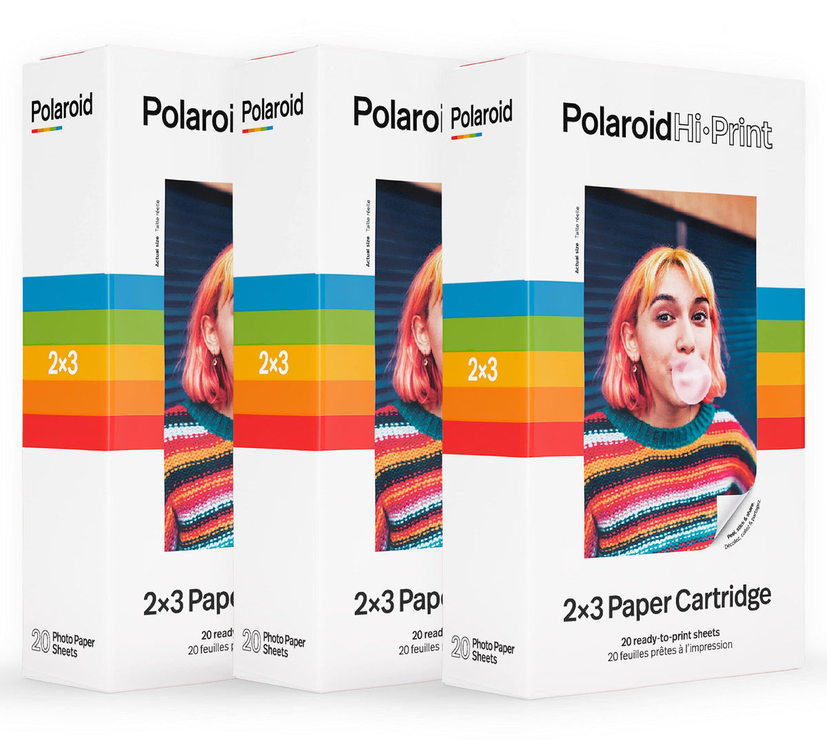 2x3 Paper Cartridge Triple Pack 60 Sheets V897417