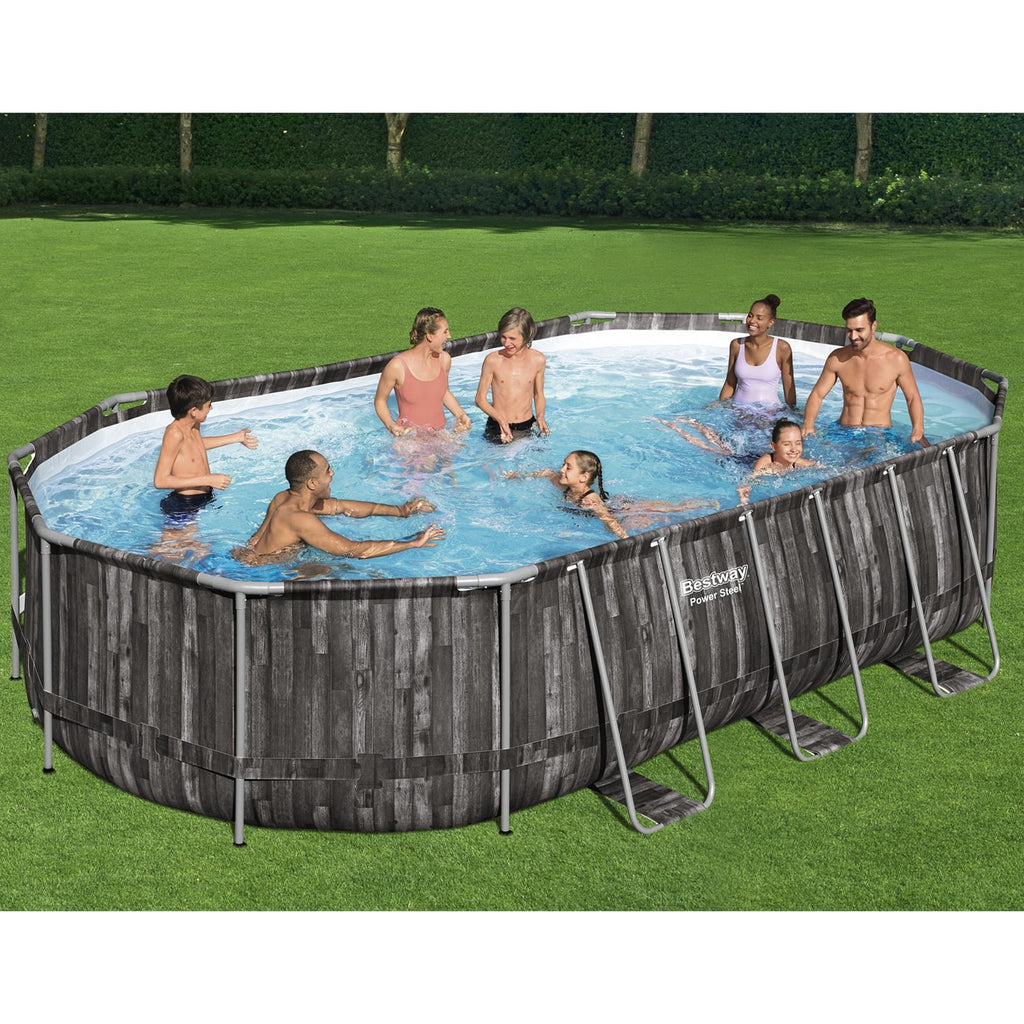16x10x3.5 Foot Above Ground Swimming Pool Set with Pump V20558