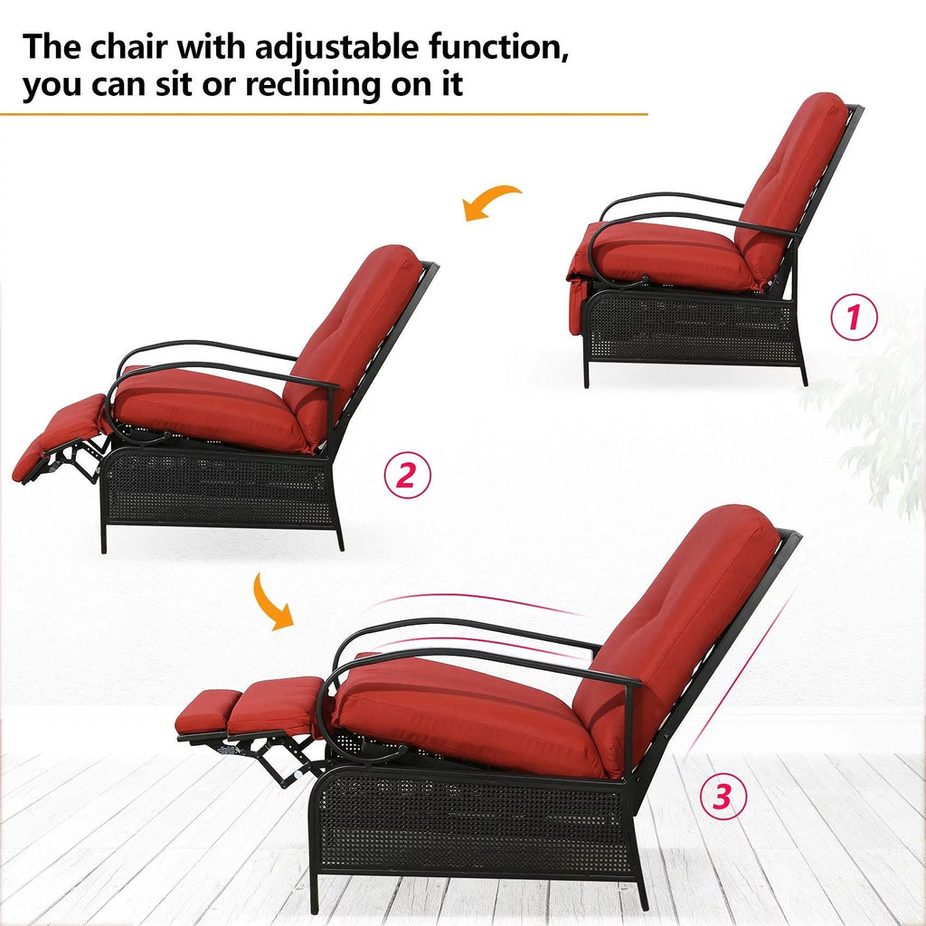 Adjustable Reclining Lounge Chair J9595