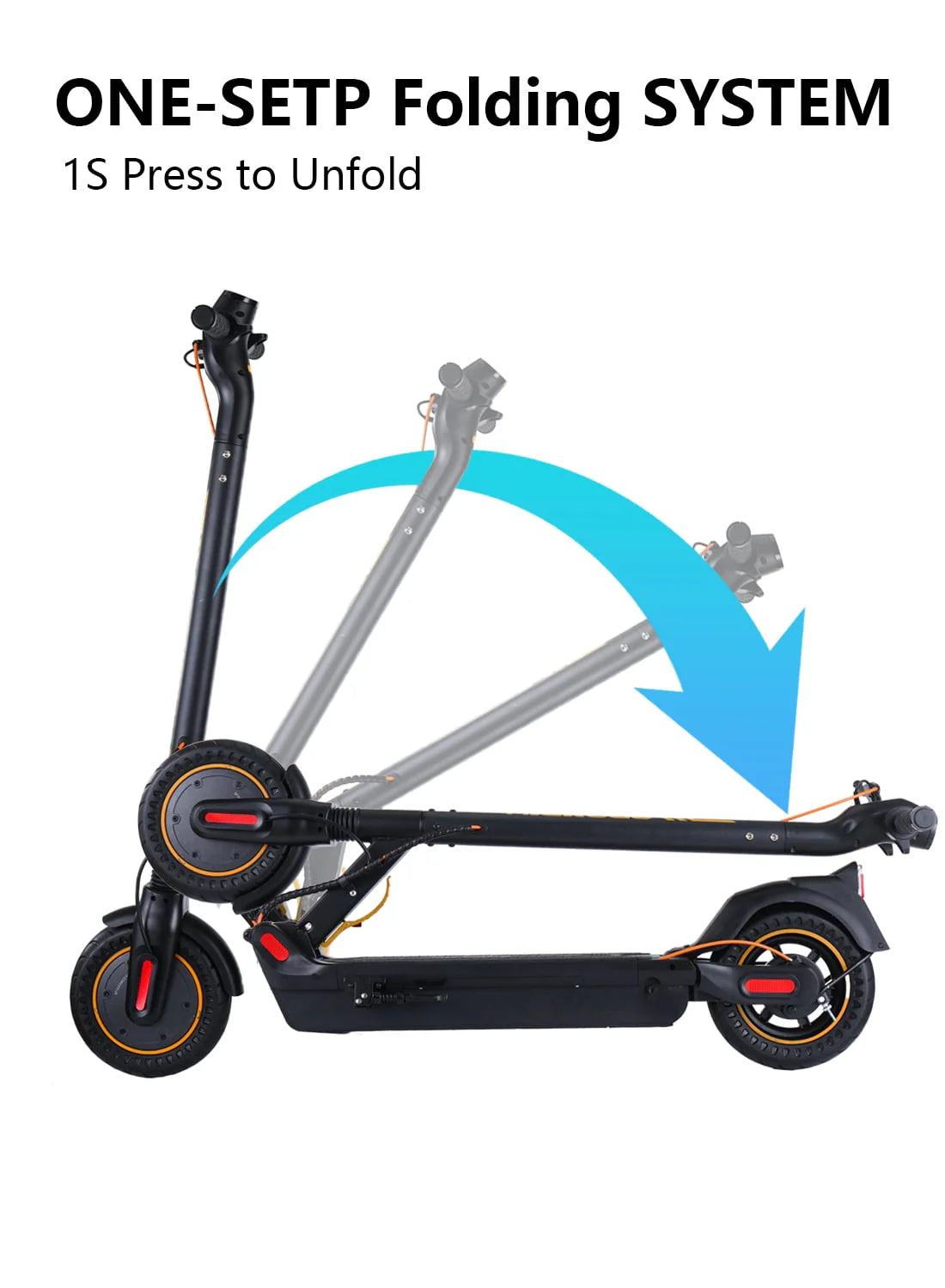 500W Motor 10 Honeycomb Tires Foldable Electric Scooter N748