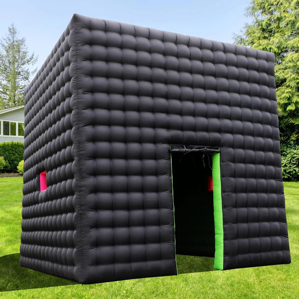 Large Black Inflatable Cube Tent 14x14x14Ft O302164