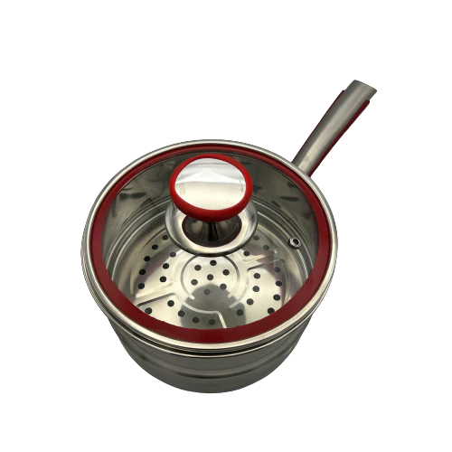 18cm Sauce Pan with Glass Lid M6685