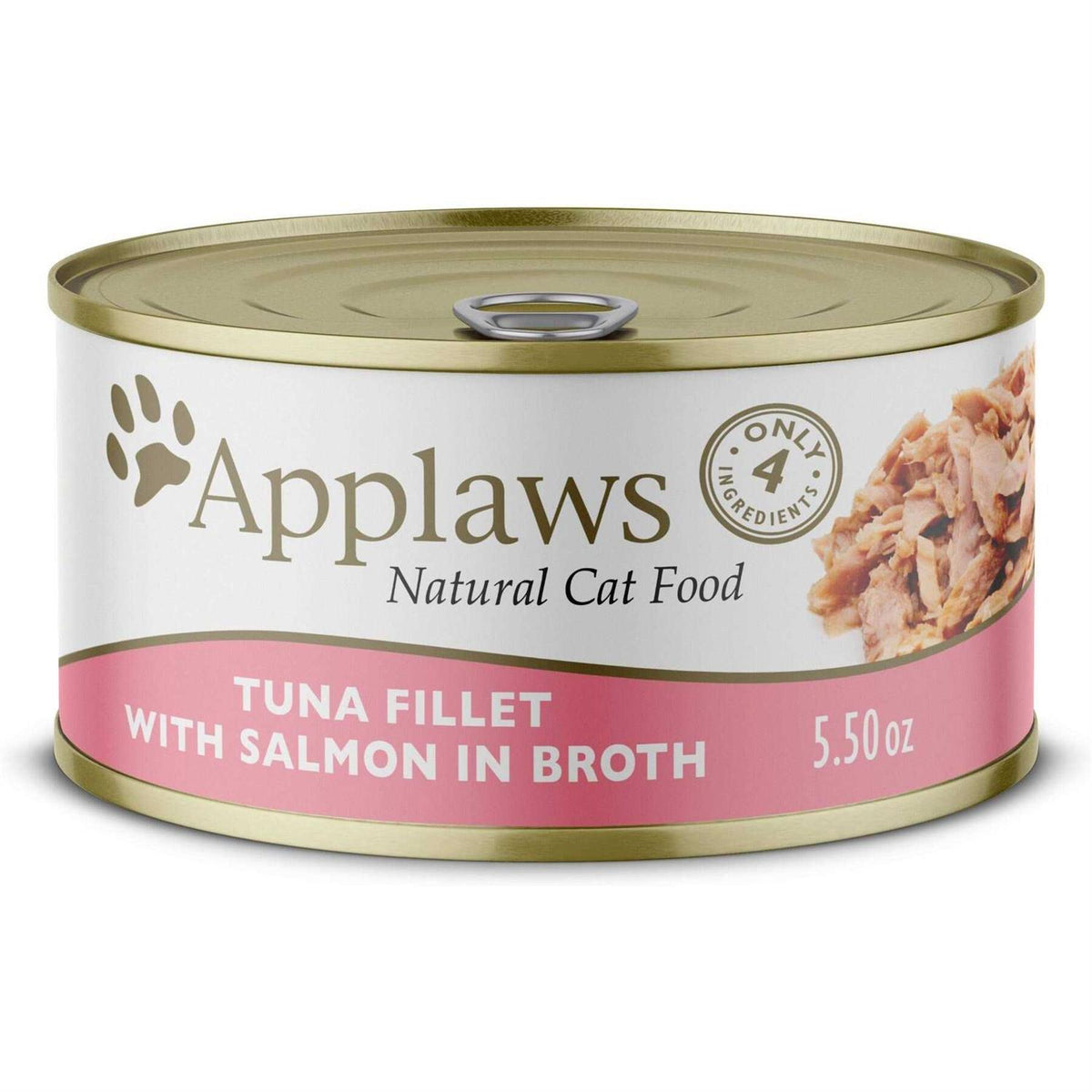 Tuna & Salmon in Broth Canned Wet Cat Food K5288