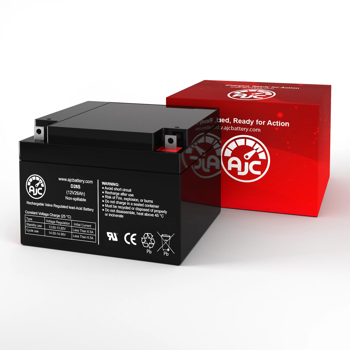 12V 26Ah Sealed Lead Acid Battery Y752507