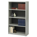 Gray Steel 4-Shelf Bookcase J520