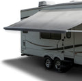 20 Foot Gray RV Awning Fabric Replacement T2233