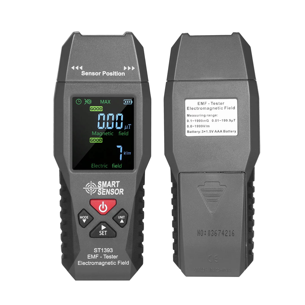 Handheld Mini Digital LCD EMF Meter Electromagnetic Field Detector E39773
