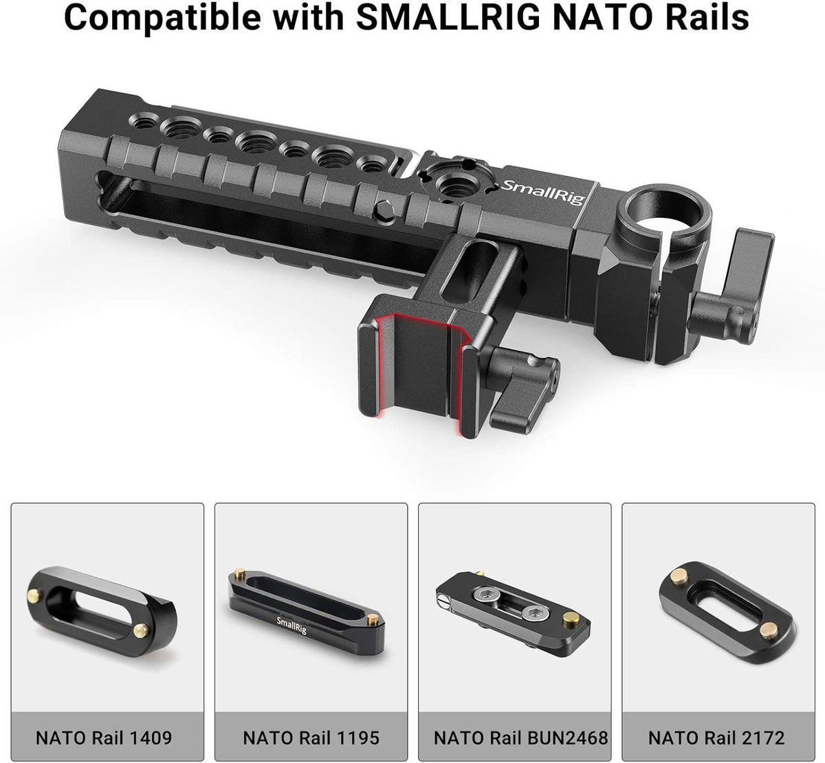 NATO Top Handle with 15mm Rod Clamp C64521