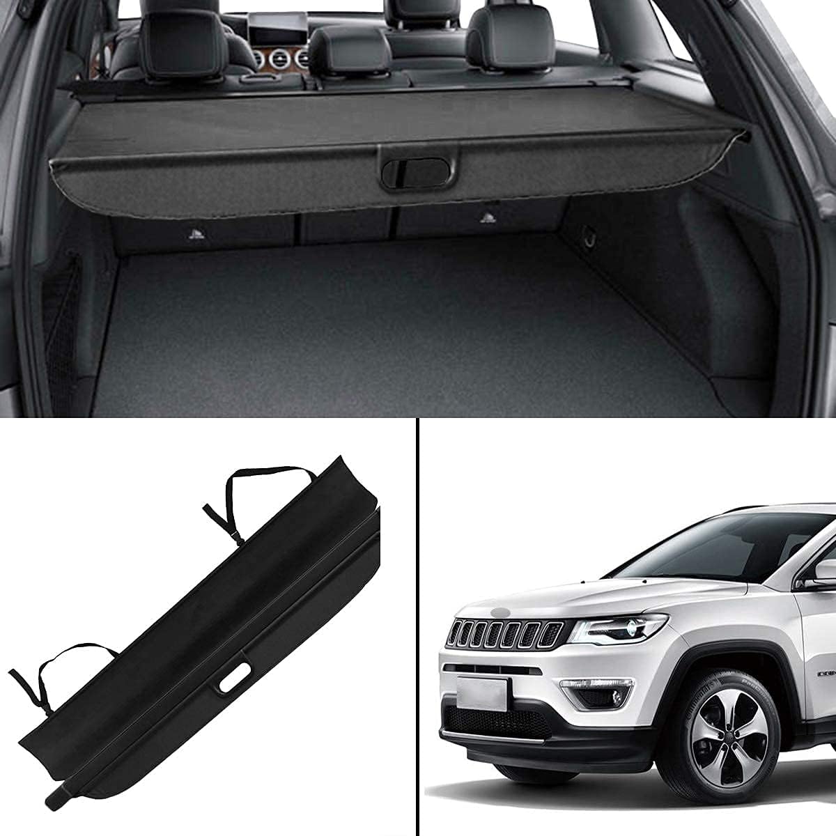 Retractable Rear Trunk Cargo Cover D55727