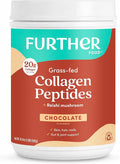 Chocolate Collagen Peptides Powder, Grass-Fed Hydrolyzed Type 1 & 3 Protein, Sugar-Free 24.34 oz G84178
