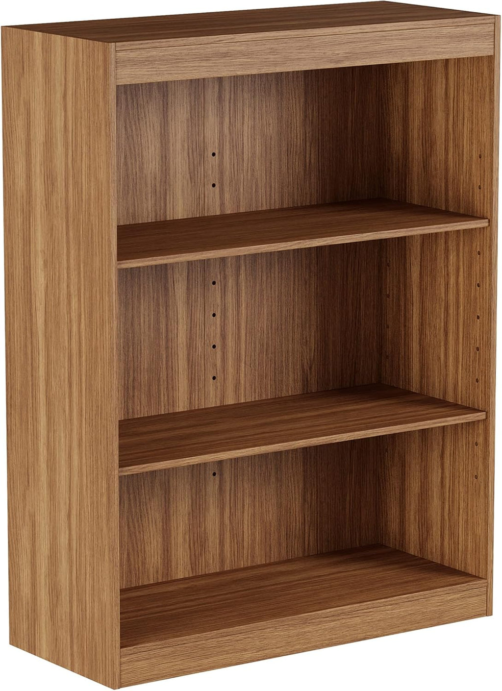 4-Shelf Brown Woodgrain Bookcase Q99049