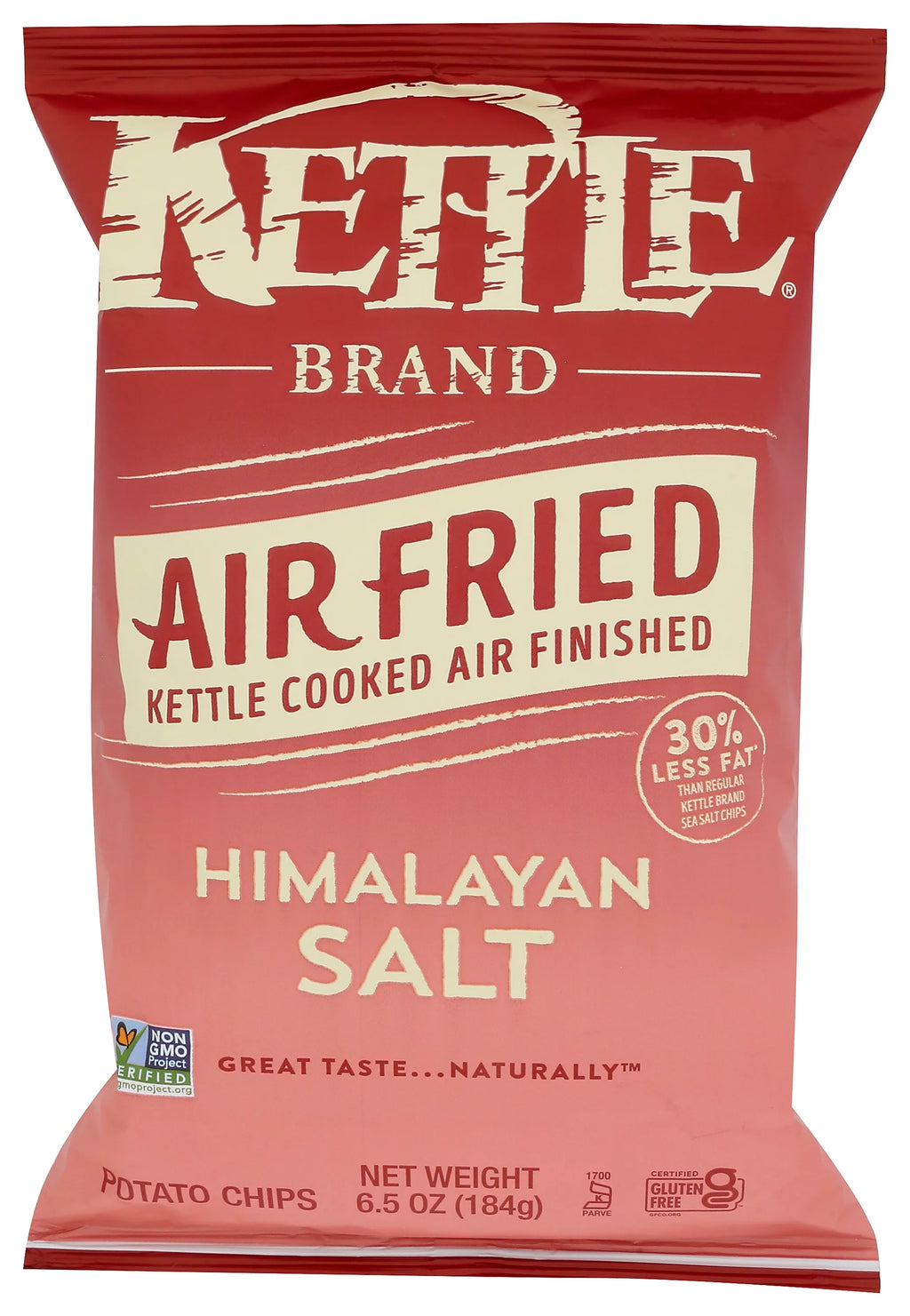 Kettle Cooked Potato Chips Himalayan Salt 6.5 Ounce Pack Of 12 L602