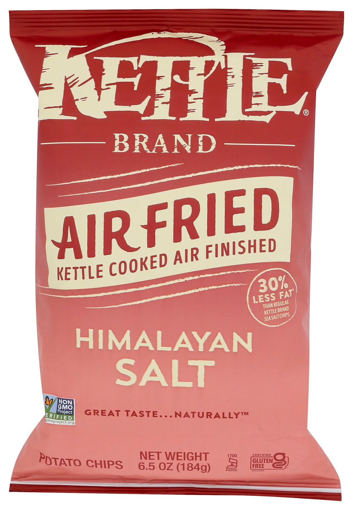 Kettle Cooked Potato Chips Himalayan Salt 6.5 Ounce Pack Of 12 L602