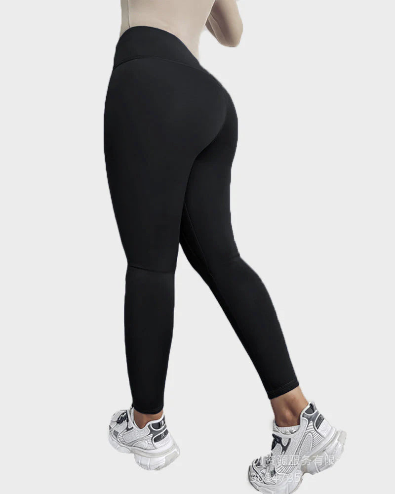 Fleece-Lined Tummy Control Shaping Leggings I256