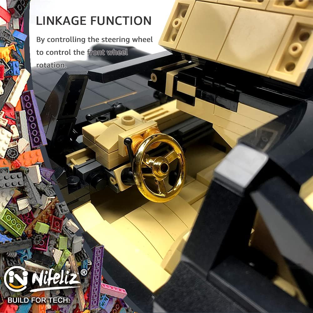 886 Pcs 1:14 Scale Sports Car Building Blocks Set A563