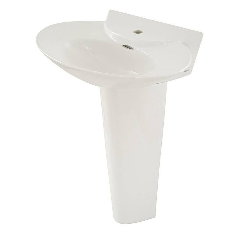Cotton Single Hole Pedestal Lavatory L1228
