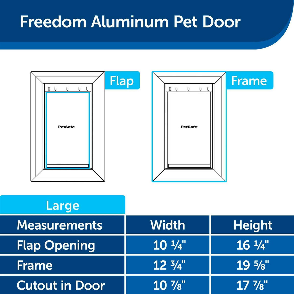 Aluminum Pet Door H3153