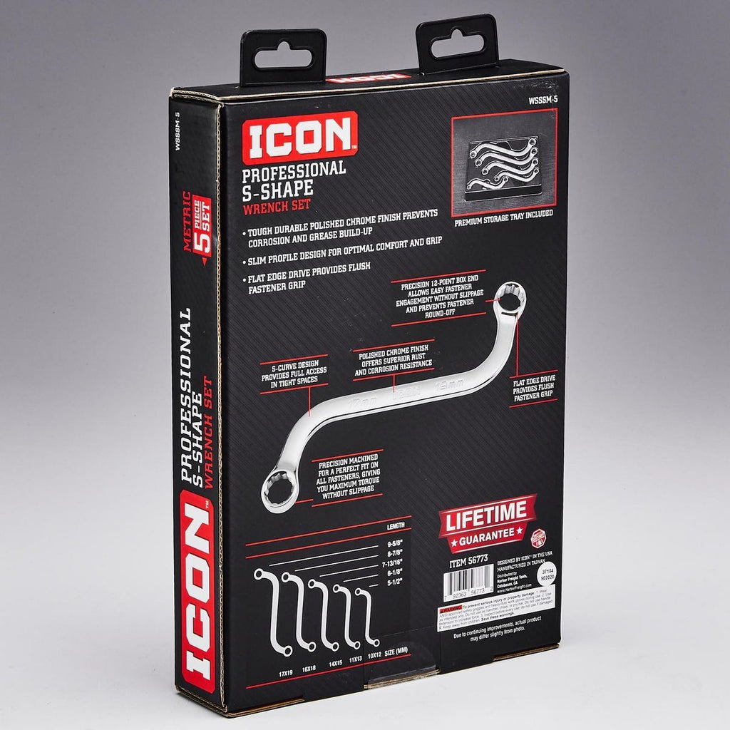Metric Wrench Set, 5 Piece O369