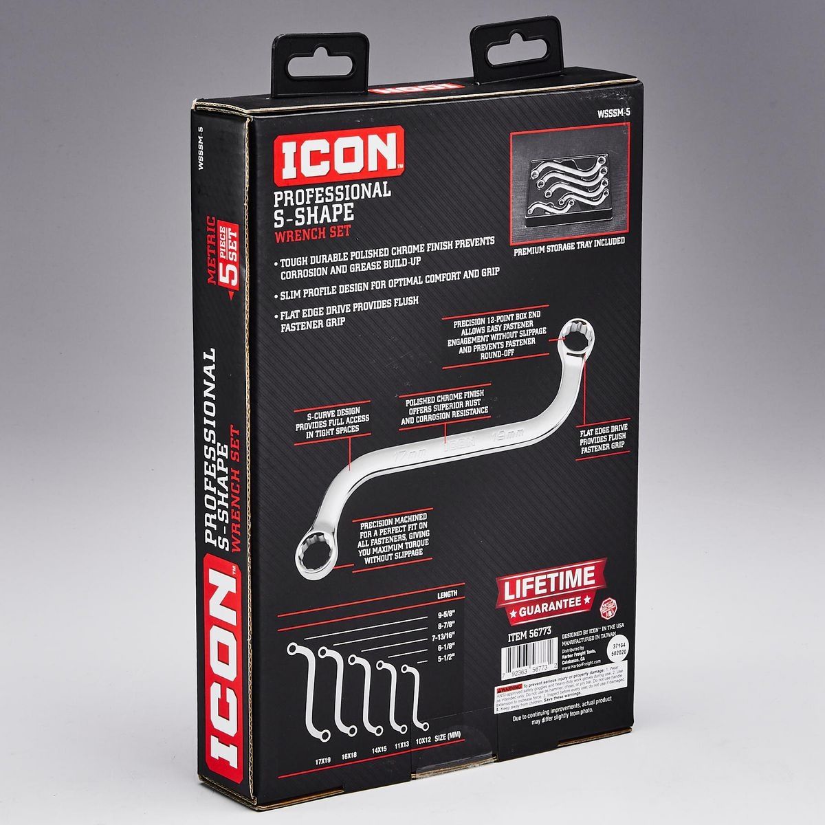 Metric Wrench Set, 5 Piece O369